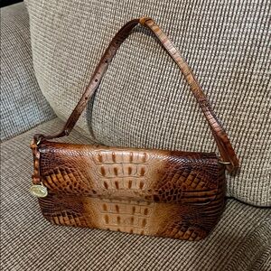 Brahmin Tan Leather Shoulder Bag